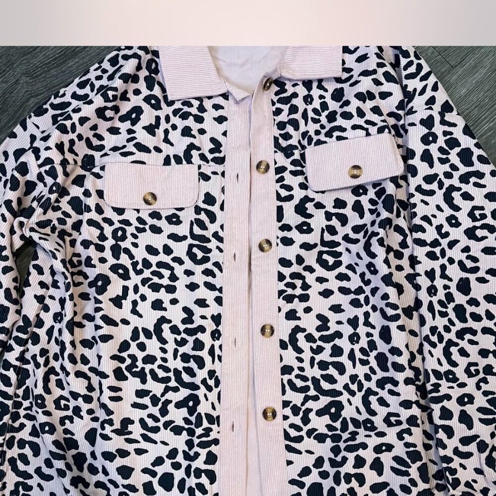 PINK LEOPARD SHIRT SIZE 2X